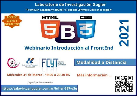 Banner del Webinario Introducción al FrontEnd